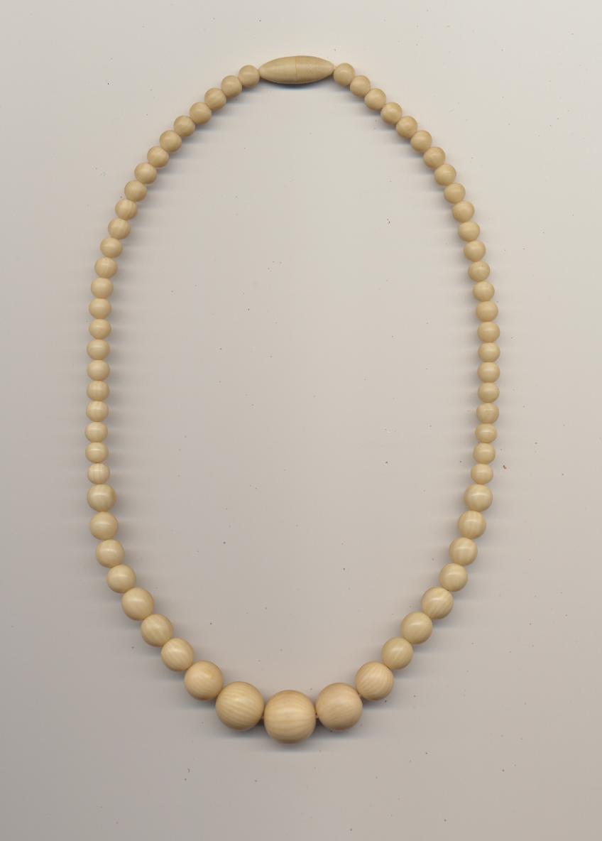 ivory bead necklace